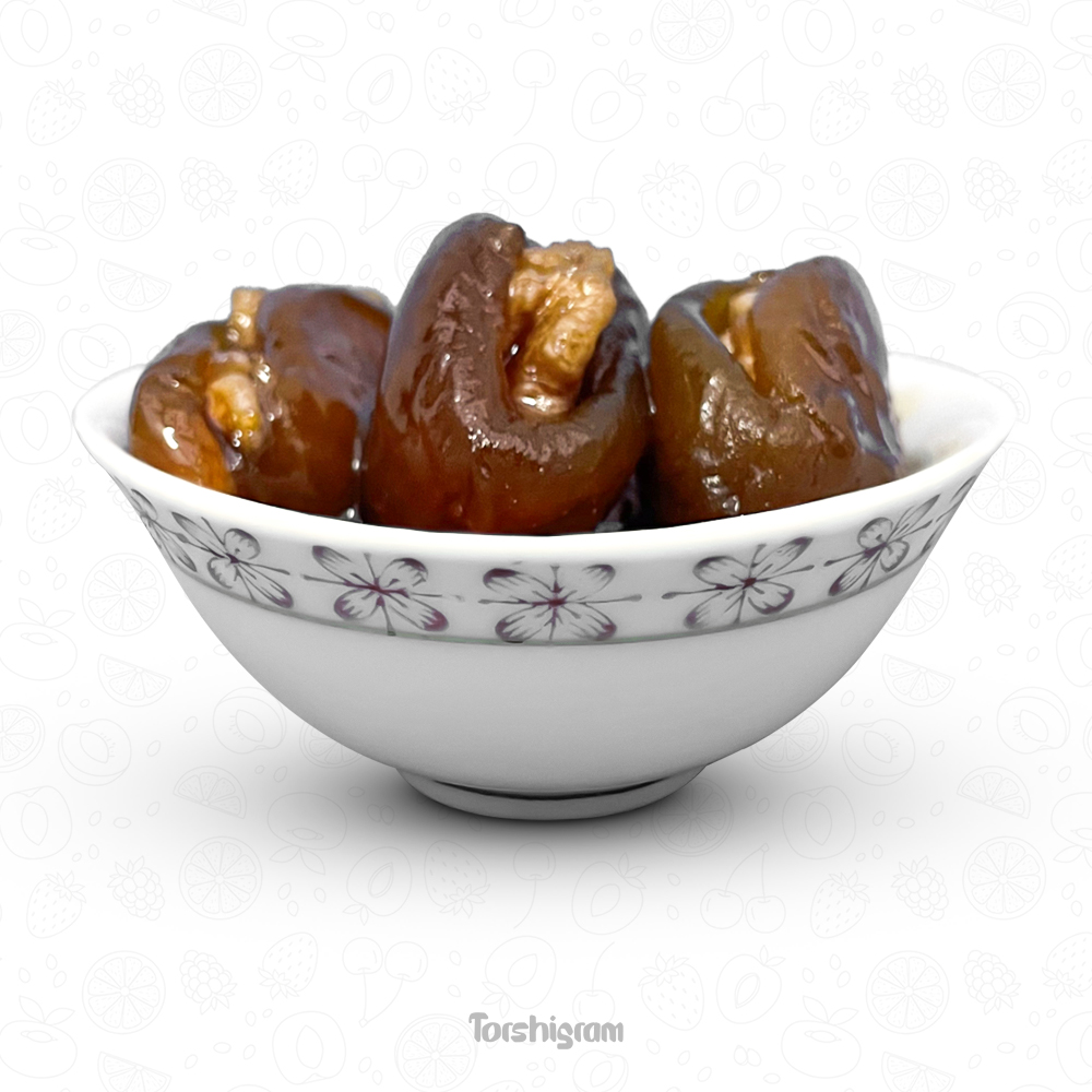 مربای قیسی گردو ترشی گرام